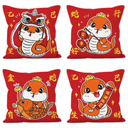 Chinese New Year Pillow Case Decorative Pillow Cover