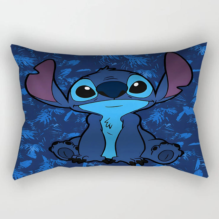 30x50cm Disney Stitch Throw Pillowcase Anime Cartoon Lilo & Stitch Printing Sofa Pillow