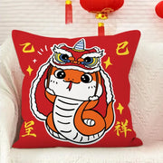 Chinese New Year Pillow Case Decorative Pillow Cover