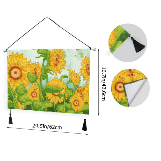 SunflowerCustom images PrintTapestry  Horizontal Hanging  Decorations