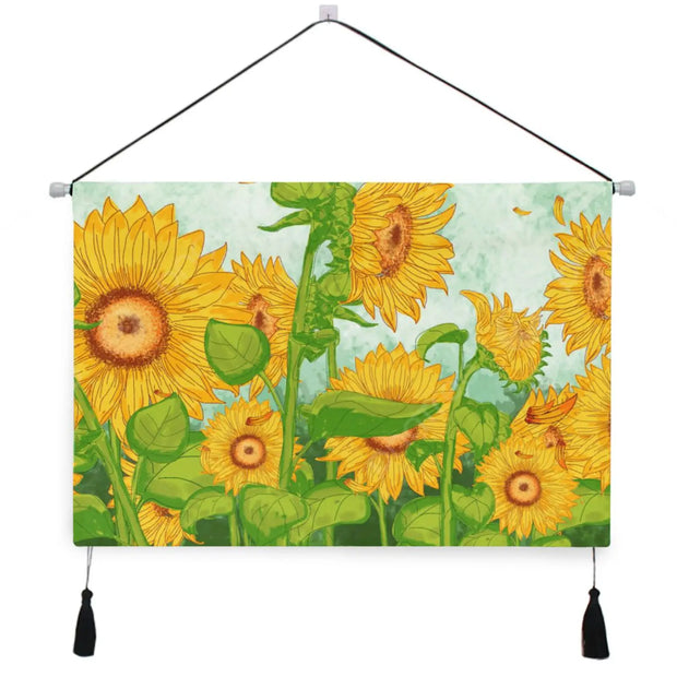 SunflowerCustom images PrintTapestry  Horizontal Hanging  Decorations