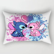 30x50cm Disney Stitch Throw Pillowcase Anime Cartoon Lilo & Stitch Printing Sofa Pillow