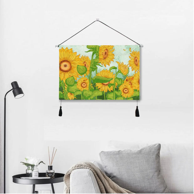 SunflowerCustom images PrintTapestry  Horizontal Hanging  Decorations