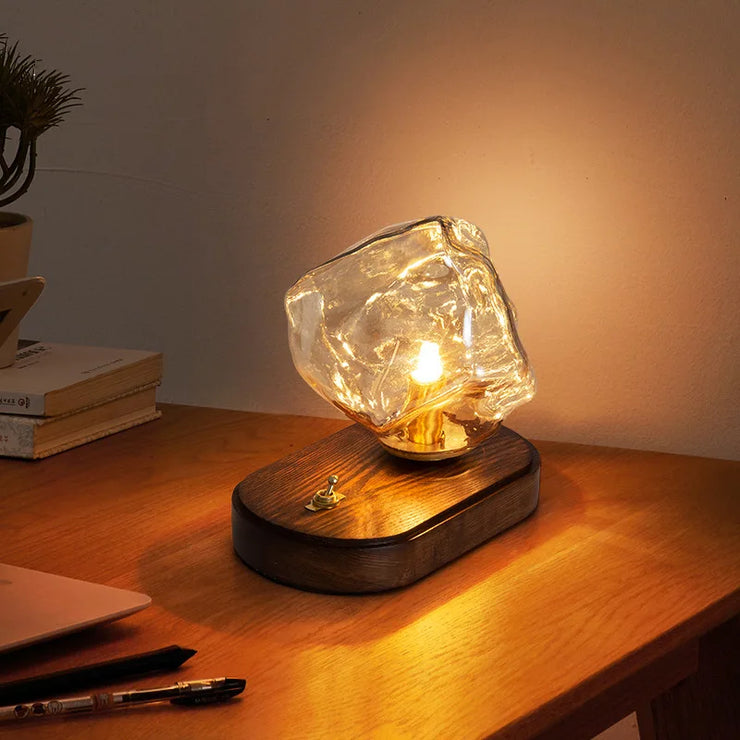 Designer Glass Table Lamp Bedroom Bedside Lamp