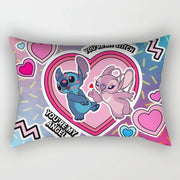 30x50cm Disney Stitch Throw Pillowcase Anime Cartoon Lilo & Stitch Printing Sofa Pillow