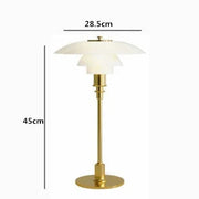 Applicable to   PH Glass Table Lamp Fashion Living Room Bedroom Bedside Study Table Lamp