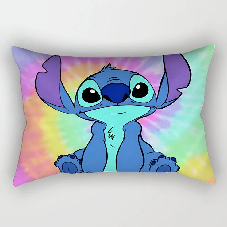 30x50cm Disney Stitch Throw Pillowcase Anime Cartoon Lilo & Stitch Printing Sofa Pillow