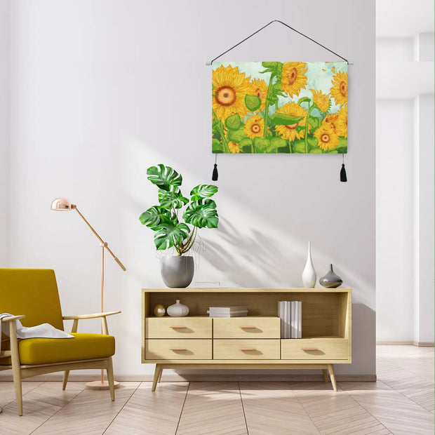 SunflowerCustom images PrintTapestry  Horizontal Hanging  Decorations