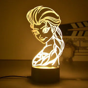 New Cute Disney Princess Cartoon figure Night Light  stand Fairy Tinkerbell