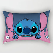 30x50cm Disney Stitch Throw Pillowcase Anime Cartoon Lilo & Stitch Printing Sofa Pillow